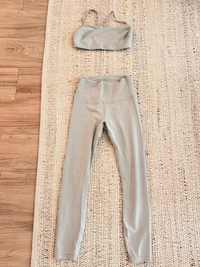 LULULEMON Wunder Train Beige Set